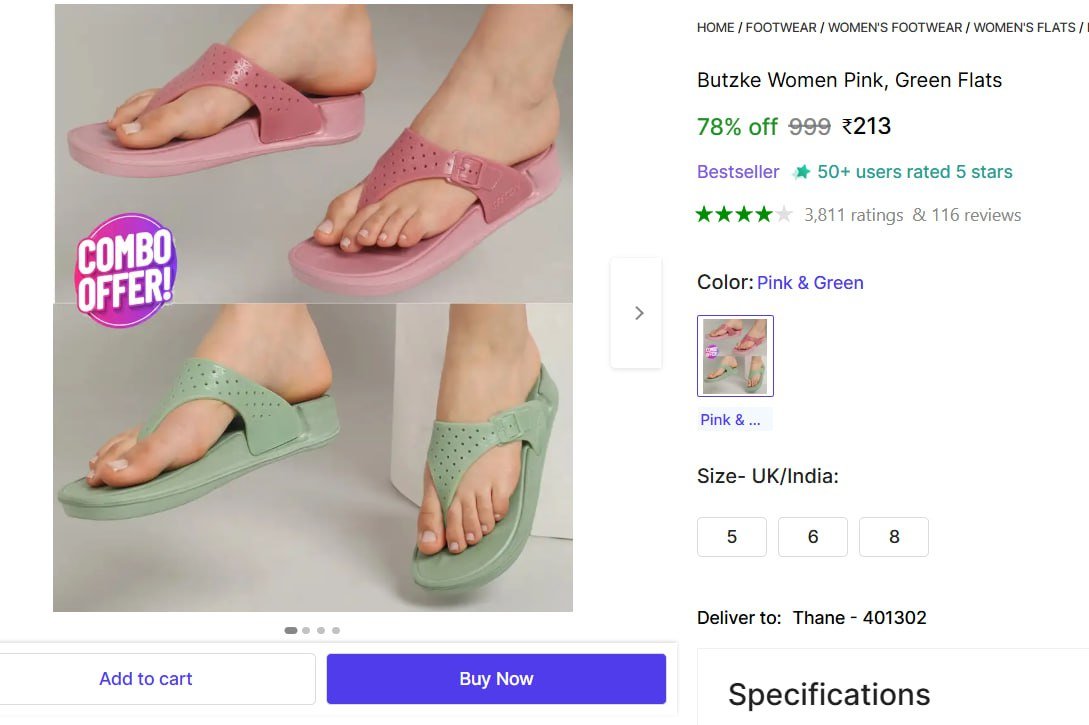 🔥  Pack Of 2 Flats @ ₹213

🔗 

More Details 👉