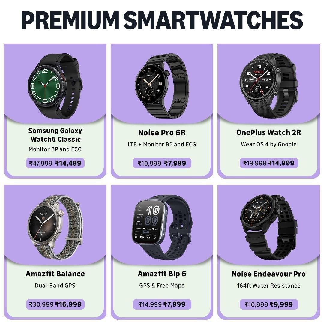 🌟 Premium Smartwatches 🌟

⌚ Samsung Galaxy Watch6 Cl