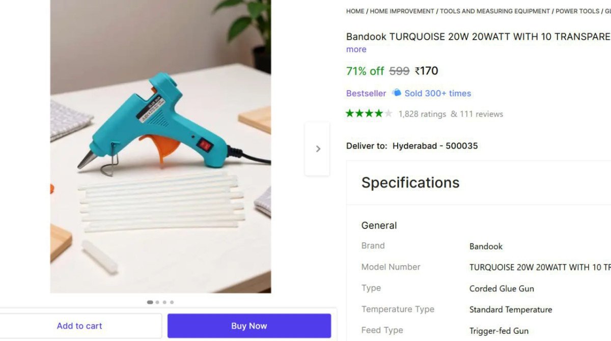 Glue Gun With 10 Sticks @ ₹170



More Details 👉 

📢