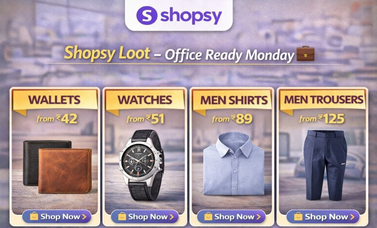 🔥  Shopsy Loot - Office Ready Monday 💼

Wallets Fr