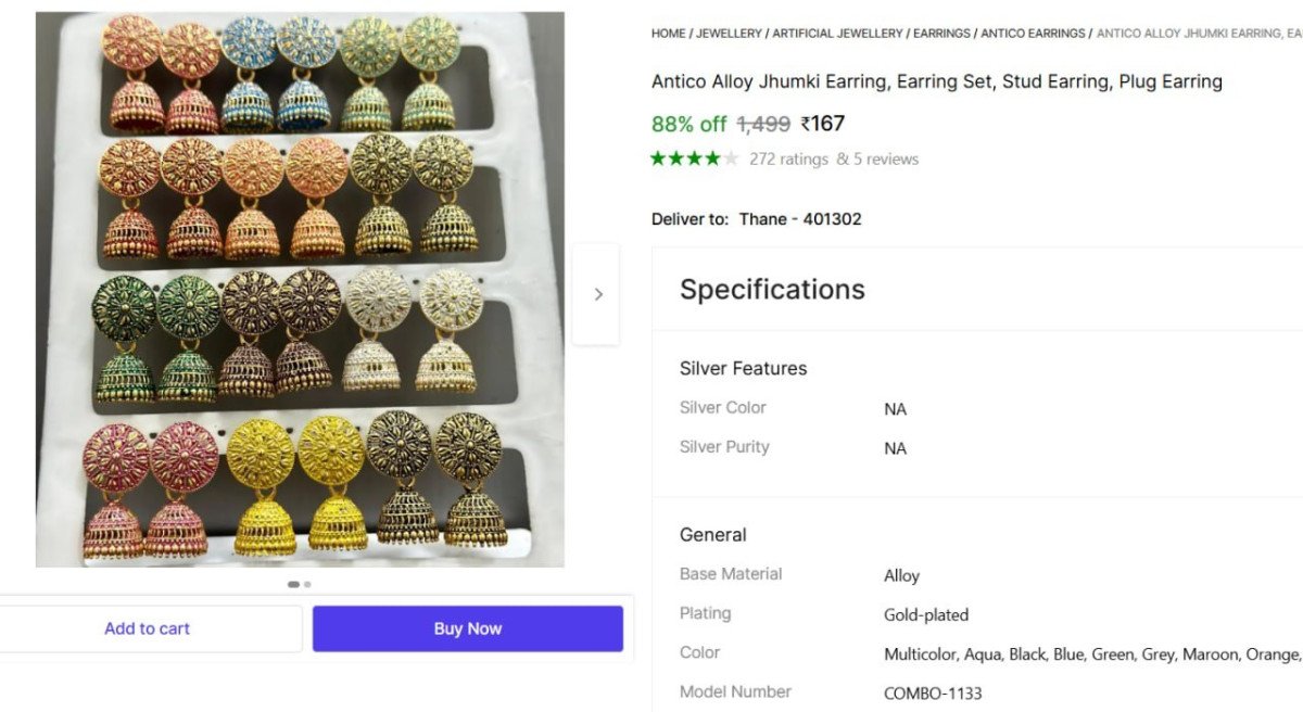 🔥  Women Jhumki Earring, 12 Pair @ ₹167

🔗 

Mor