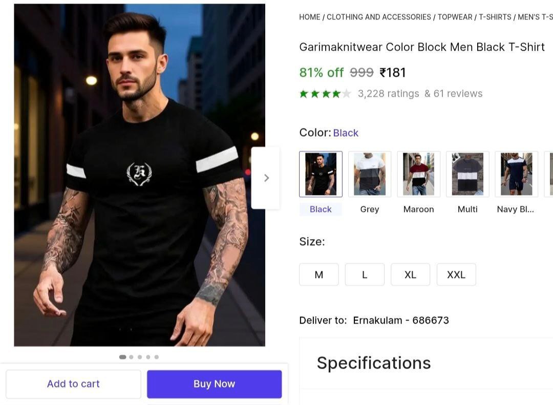 🔥 Men Black T-Shirt @ ₹181

🔗 

More Details 👉 

