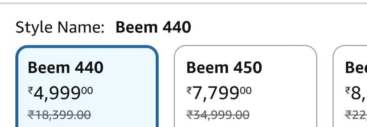 Portronics Beem 440 Smart LED Projector with 720p HD Resolut