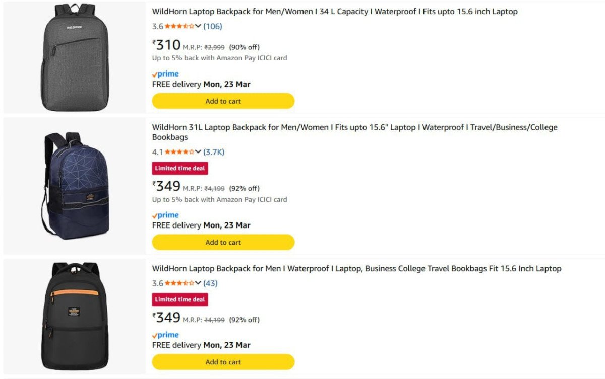 Wildhorn backpack 92% off @ 349



More Details 👉 

📢 