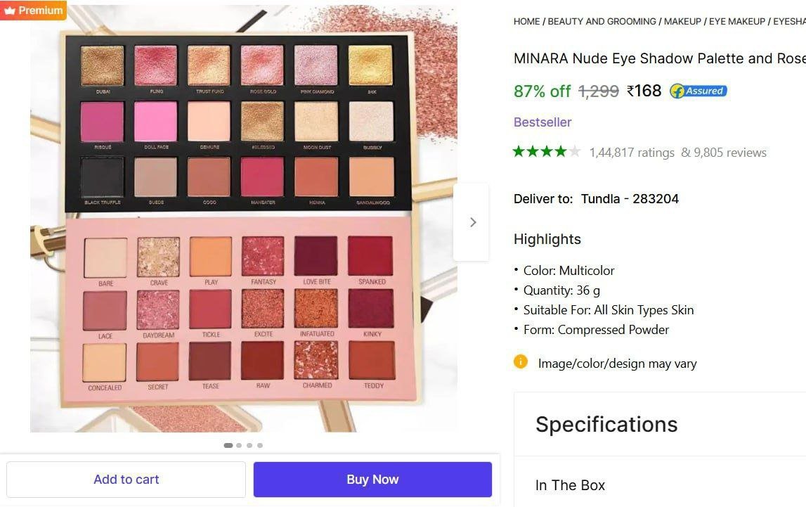 🔥  2 Eye Shadow Pallet @ ₹168

🔗 

More Details 