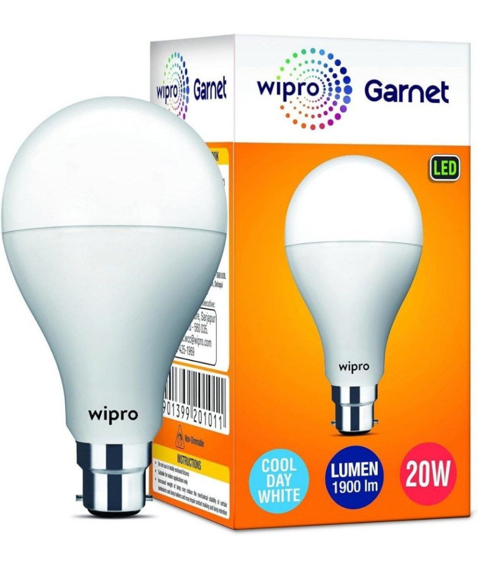 🔥🔥 Wipro Garnet 20W LED Bulb for Home & Office |Cool D