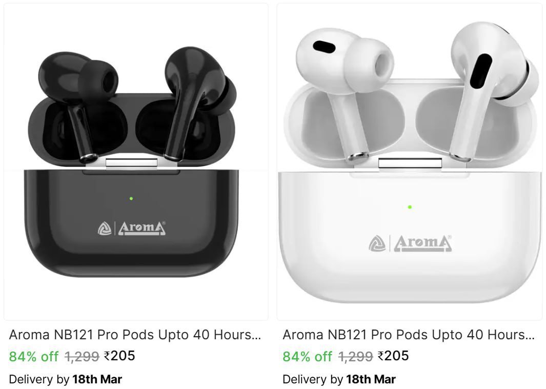 Aroma Bluetooth Earbuds @ ₹205




More Details 👉 

�
