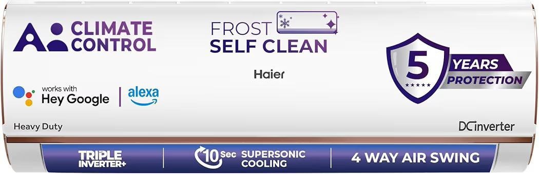 Haier 1 Ton 4 Star AI Climate Control Smart Split AC 

Deal: