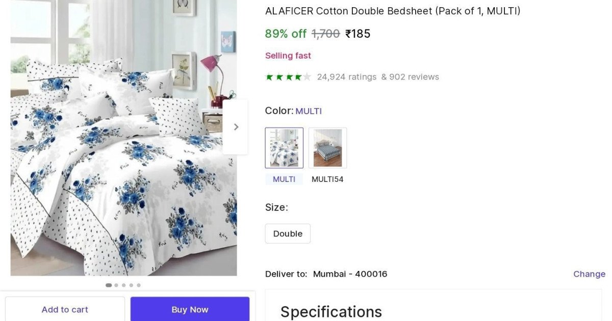 🔥Double Bedsheet with 2 Pillow Cover

₹185 : 
₹201 : 