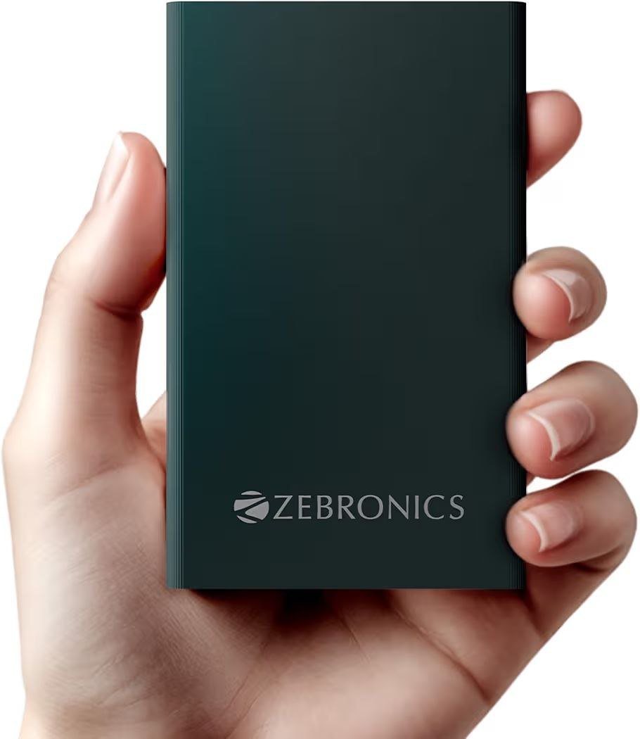 Zebronics 10000MAH  22.5W Fast Charge Power Bank @799₹



