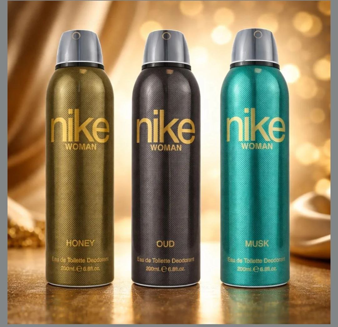 🔥🔥Nike Woman Deodorant Spray Pack of 3  @285

Buy Here