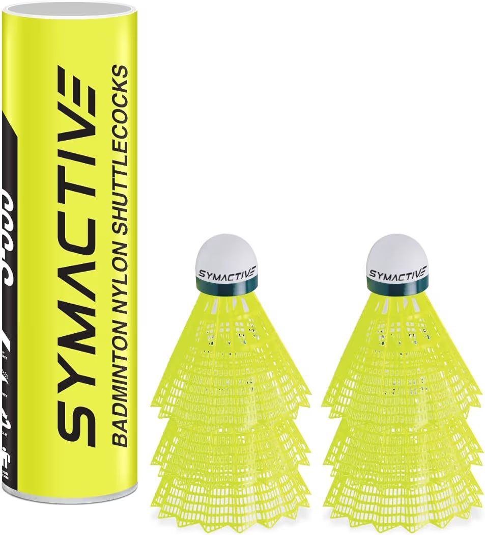 Symactive High Performance Nylon Shuttle Cock, S333 - Pack o