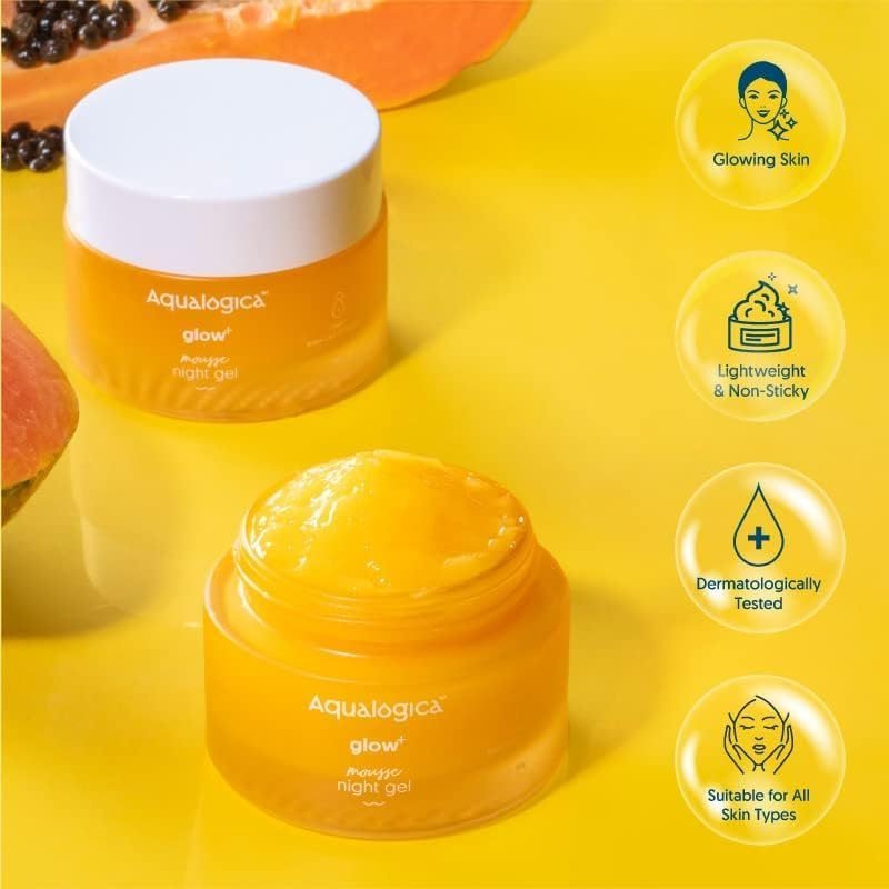 Aqualogica Glow Mousse Vitamin C Night Gel @193 



More Det