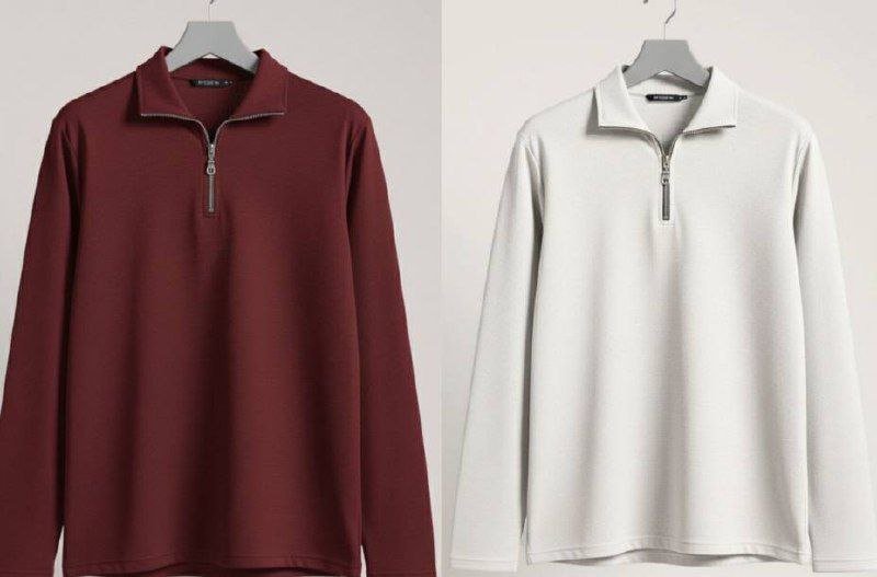 Loot this full sleeve zipper polo tshirt now at the 240/-�