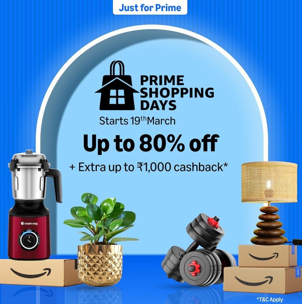 Grab FAASSTTT 🔥
Prime Shopping Days 🔥


More Details �