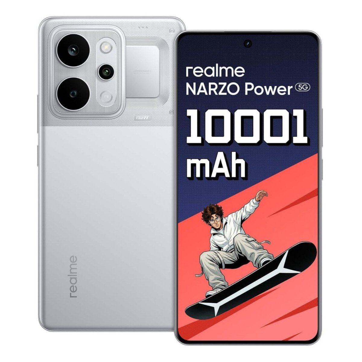 🔥🔥realme NARZO Power 5G (Titan Silver,8GB+128GB) 10001
