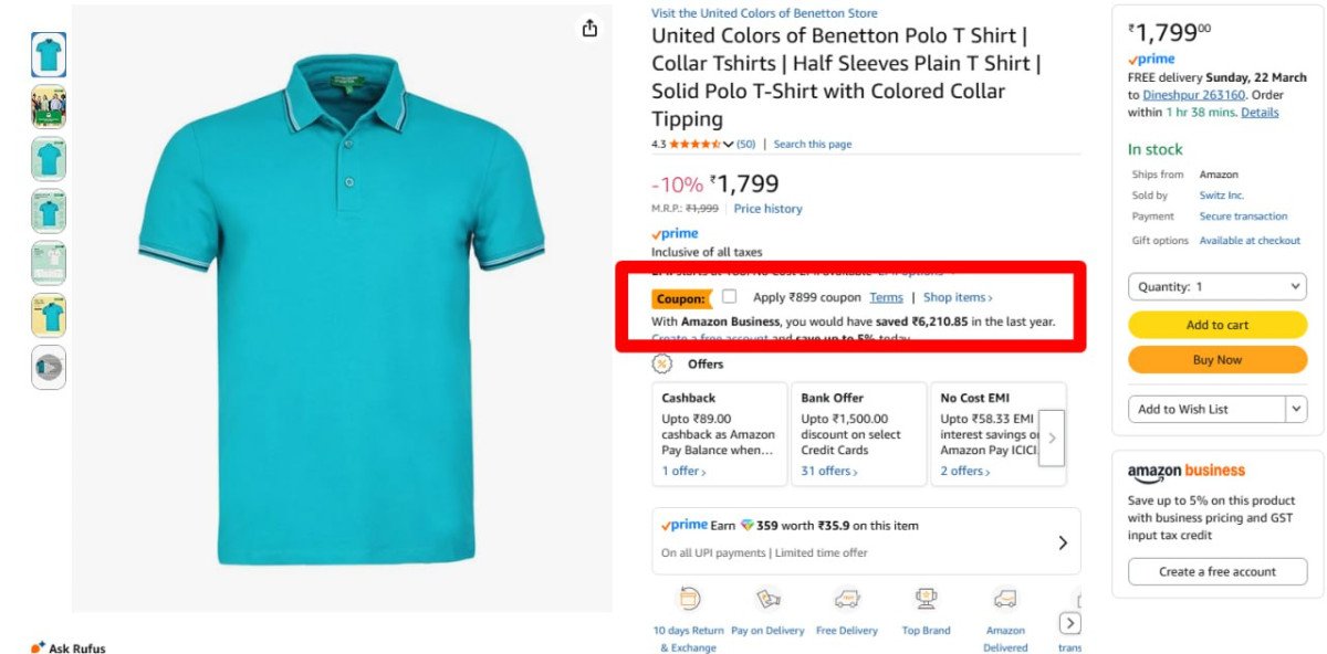 UCB Loot 900 : 

Apply ₹899 Off Coupon

More Details 👉 