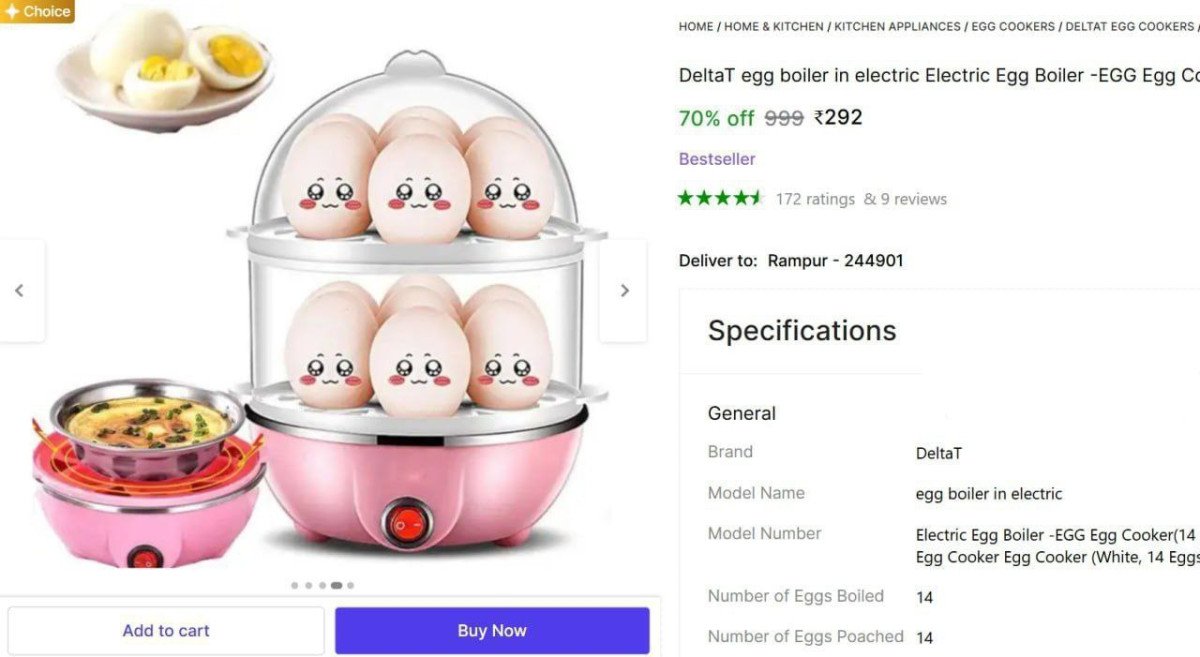🔥  Electric Egg Boiler (14 Eggs) @ 292

🔗 

More D