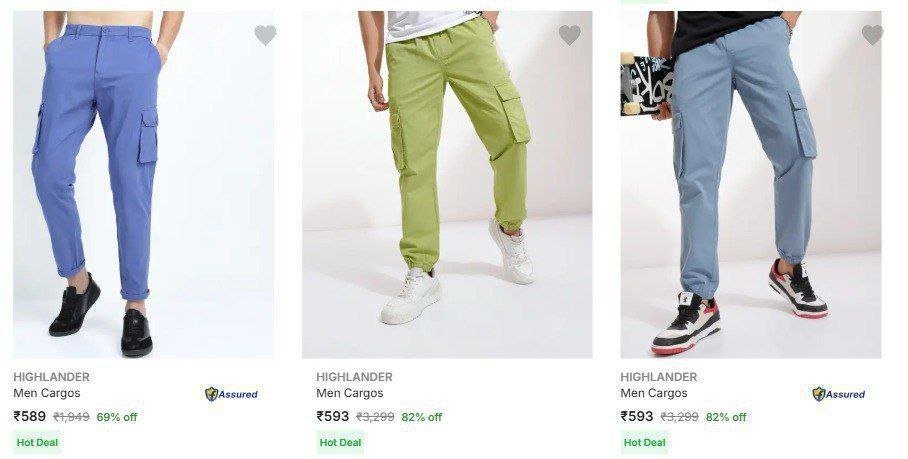 Flipkart | Highlander Men's Cargos upto 82% off

👉 

More