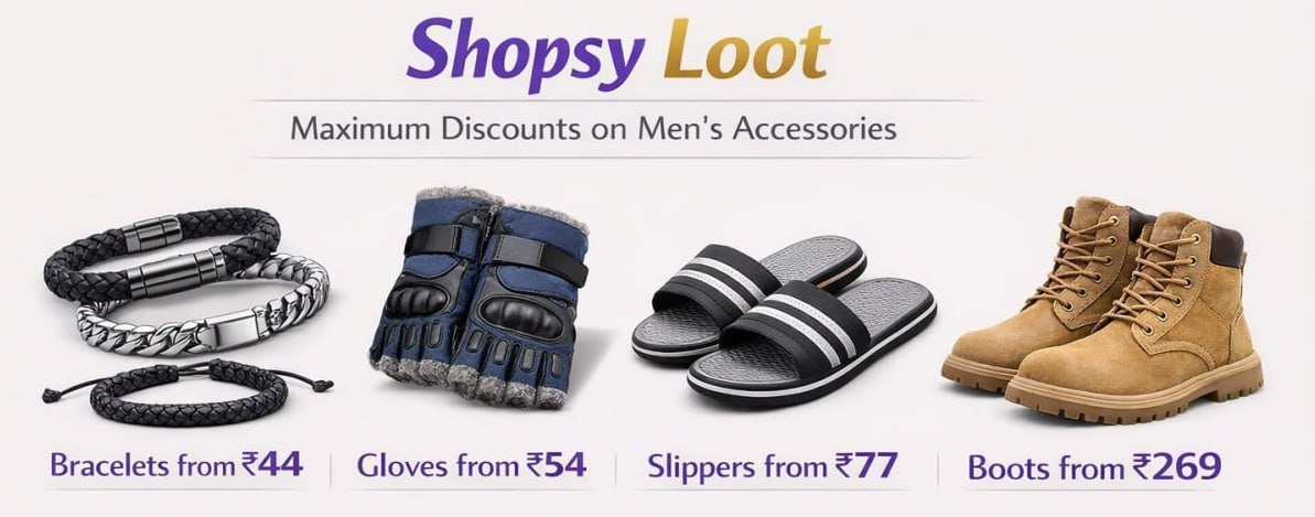 🔥 Shopsy - Upto 94% Off On Men Must Haves

🧿 Bracelets