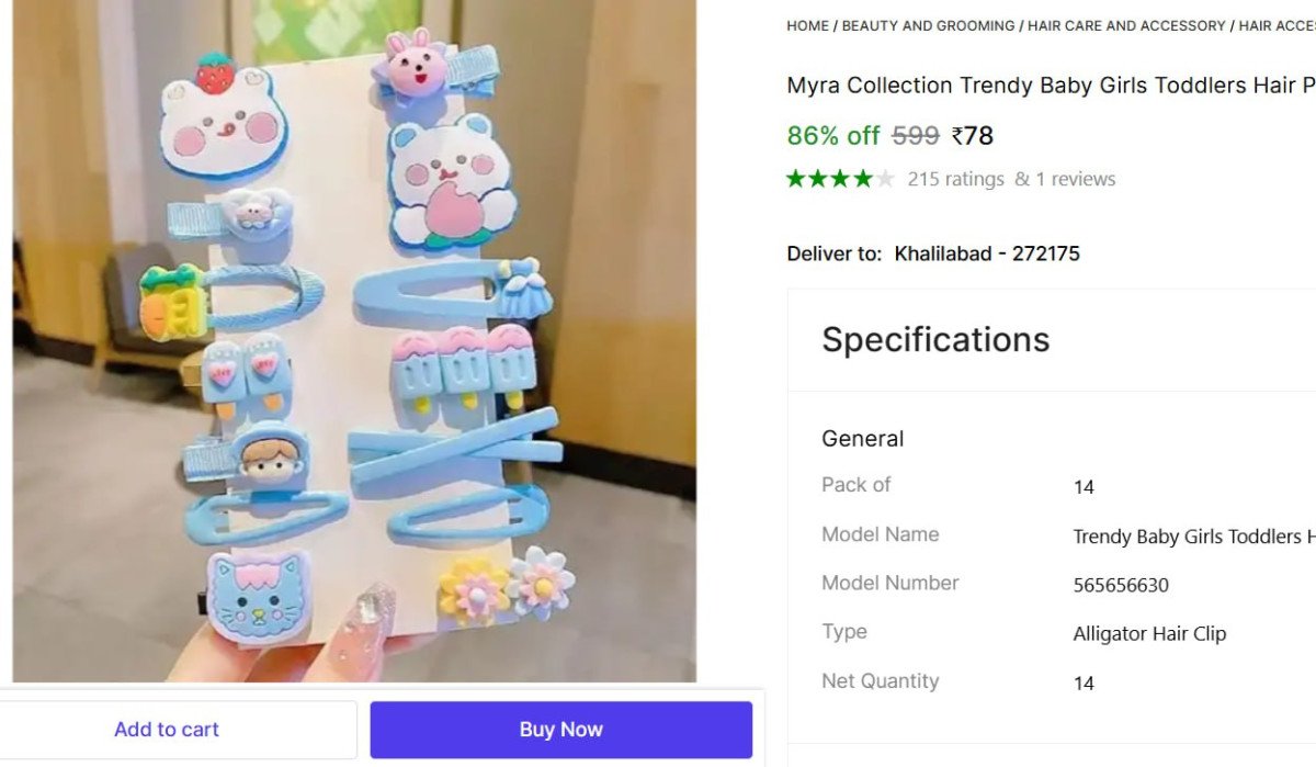 Combo of 14 Pcs (Blue) Alligator Hair Clip @ ₹78

👉

Mo