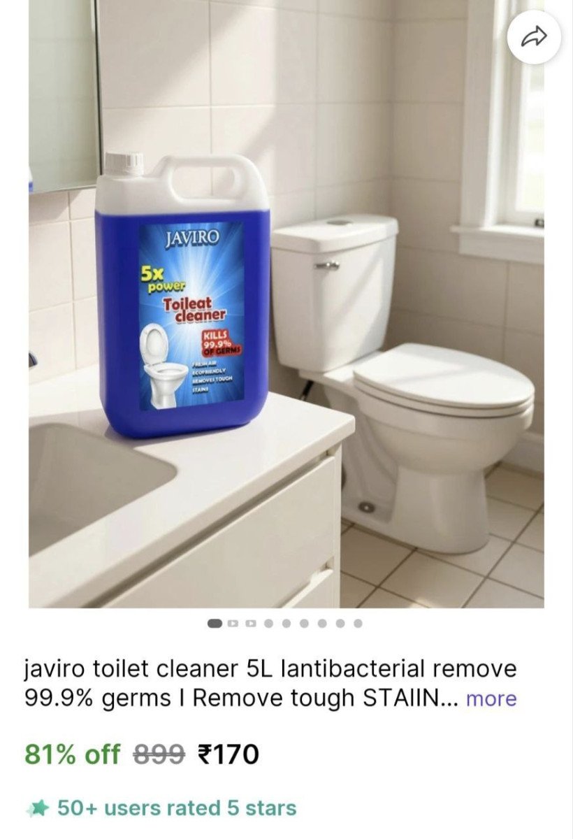 🔥 5 Ltr Toilet Cleaner @ ₹170

🔗 

More Details 👉