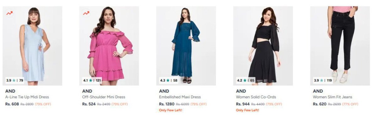 Myntra | Upto 79% OFF - And Clothing For Womens

Starting Rs