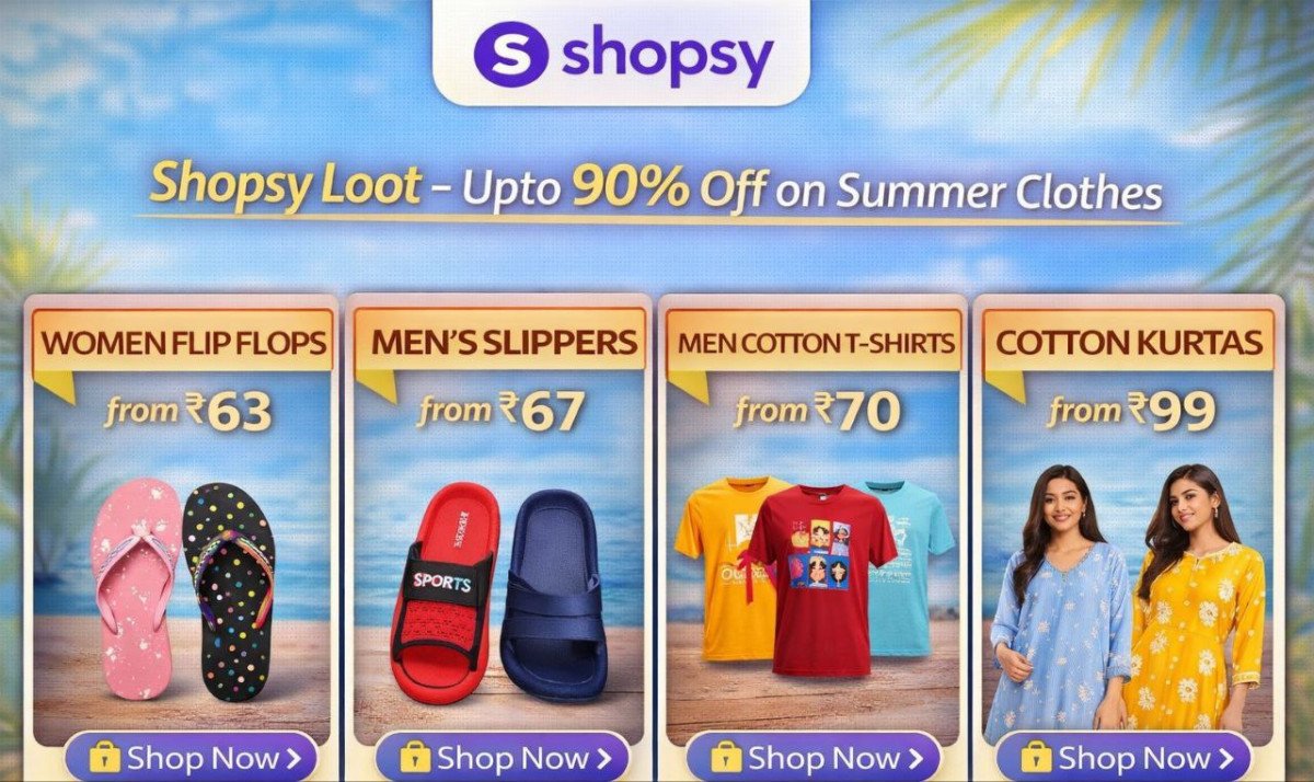 Shopsy Loot : Upto 90% Off on Summer Clothes 🔥🔥

● W