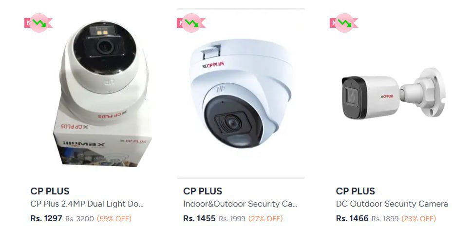 Myntra | CP PLUS | wifi security cameras | Starting at just 
