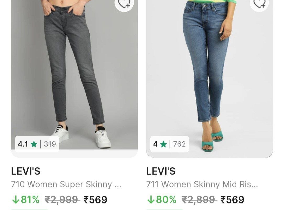 🚨 LEVI'S JEANS MEGA LOOT 🚨

🔥 Starting at JUST Rs 5