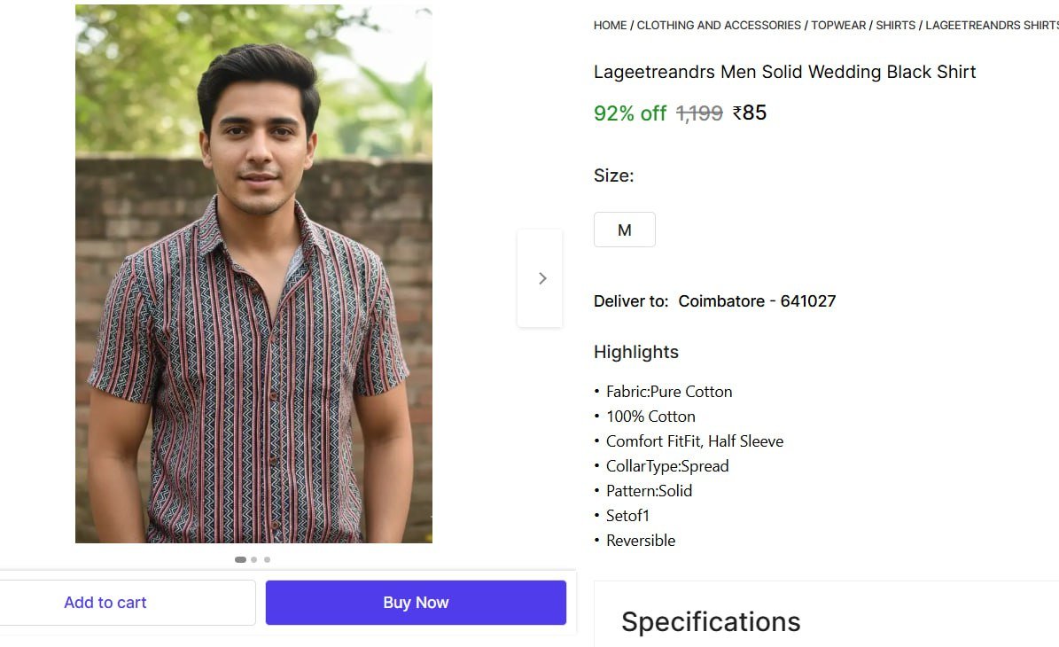 Men's Shirt @ ₹85

👉
💙 

More Deals! 👉 Click HERE