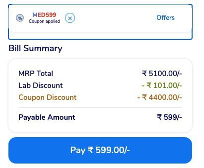 MediBuddy Loot : Flat ₹4400 Off On Fullbody Health Check-U
