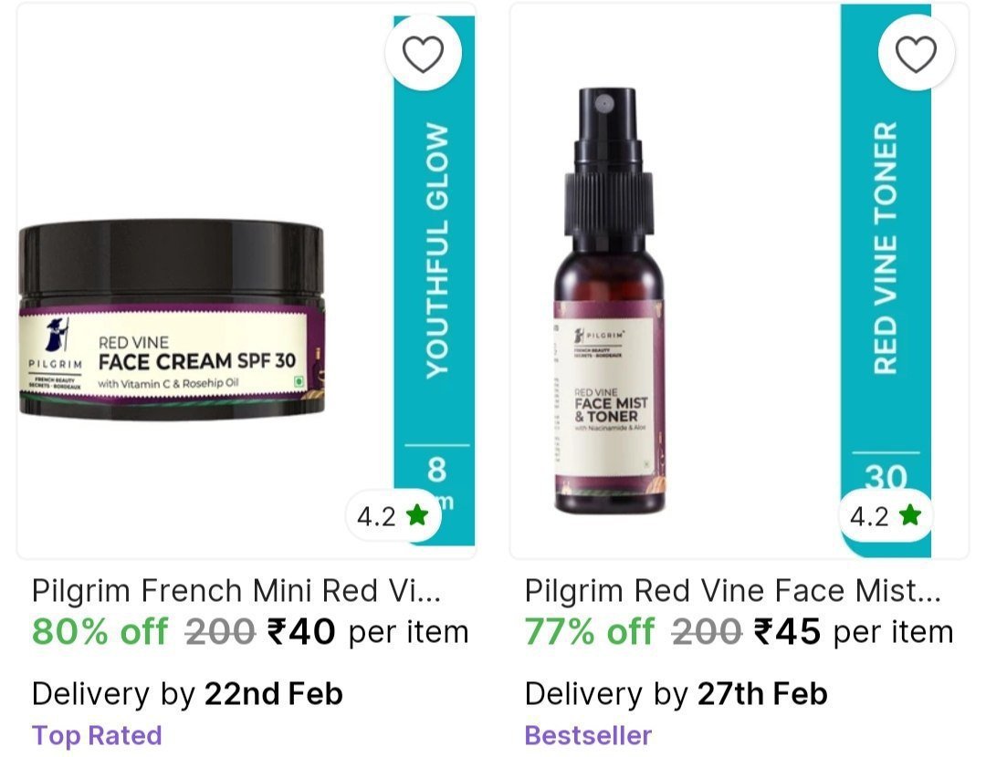 Loot : Pilgrim Beauty Starts @ 40

👉

More Details 👉 
