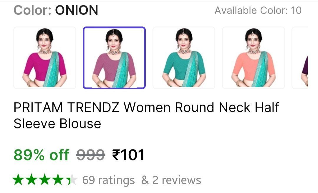 Round Neck Half Sleeves Blouse @ ₹101

👉
👉
👉
👉