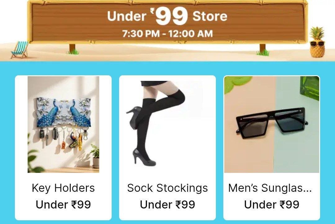 Shopsy Under ₹99 Deals 

👉

More Details 👉 

📢 Jo