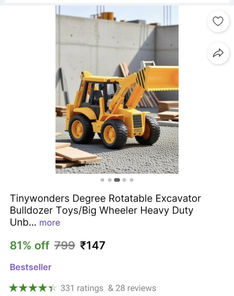 🔥 Bulldozer Toy @ ₹147

🔗 

More Details 👉 

📢