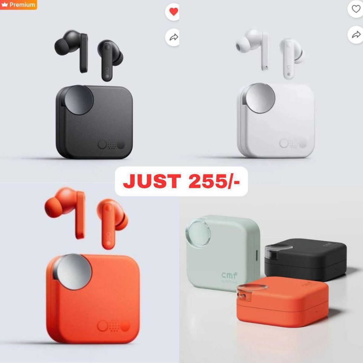 Again in stock this premium cmf eabuds now at 255rs







M