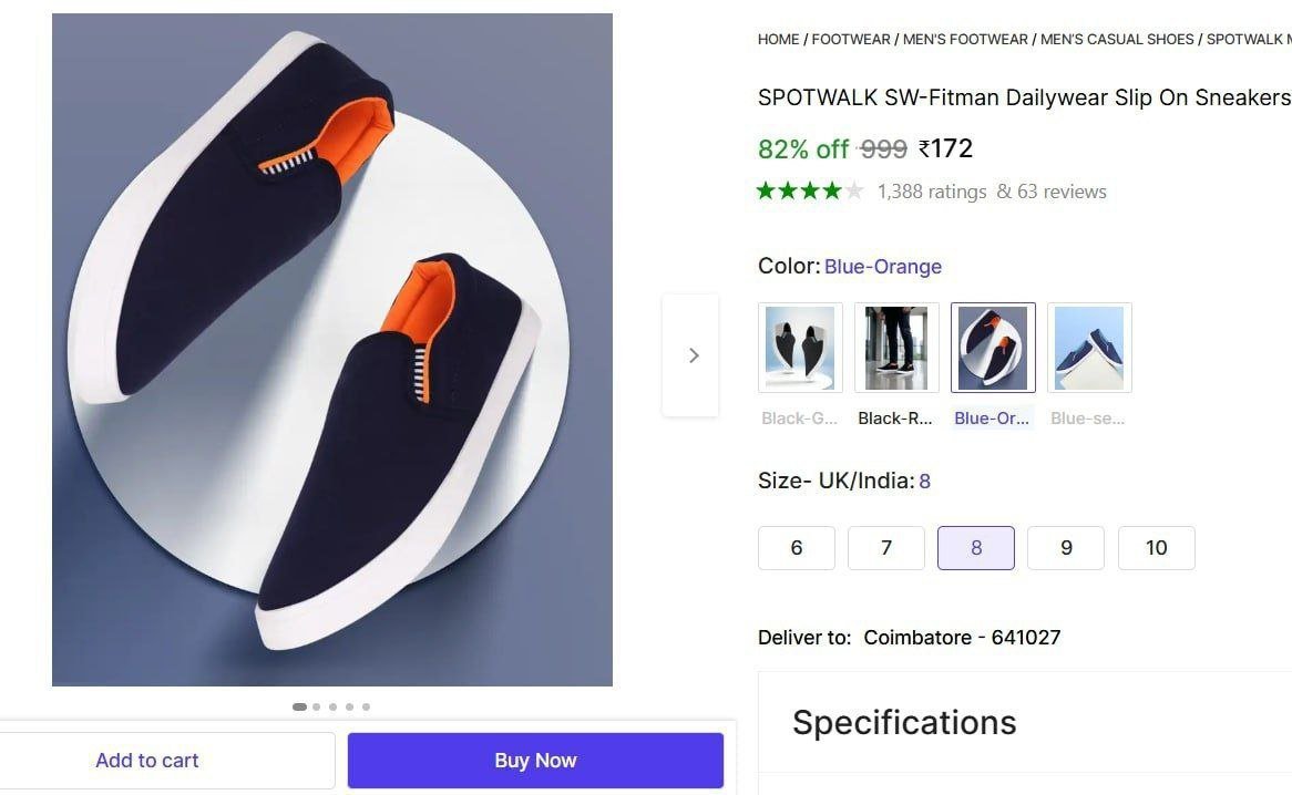 Dailywear Sneakers For Men @ ₹172

 

More Details 👉 

