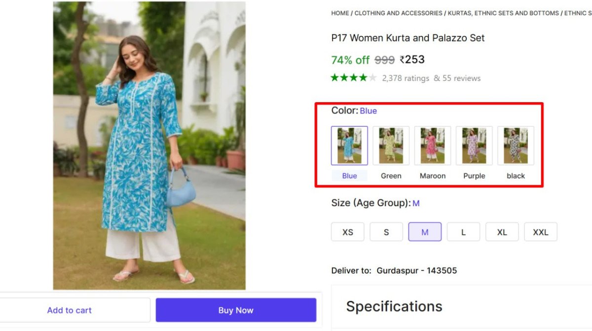 🔥  Women Kurta and Palazzo Set @ ₹253

🔗 

More 