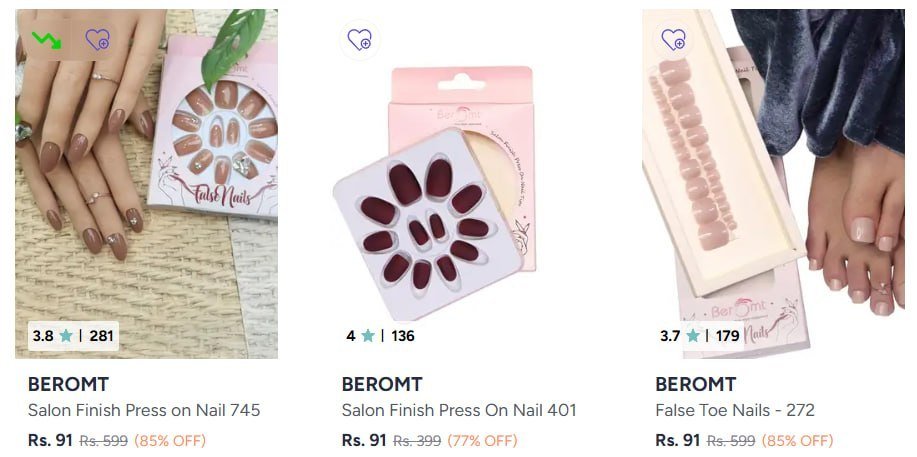 Myntra Beromt Nail Art Care Starting From 91