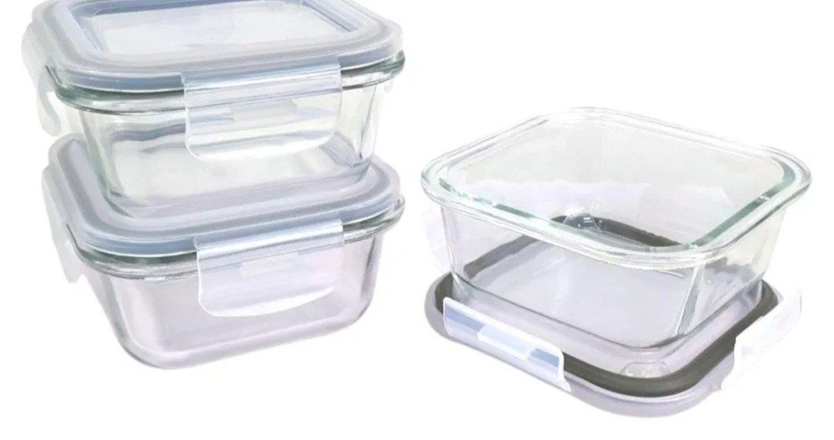 Signoraware Safe N Store Glass Square Containers Set Of 3 At 442link – Best