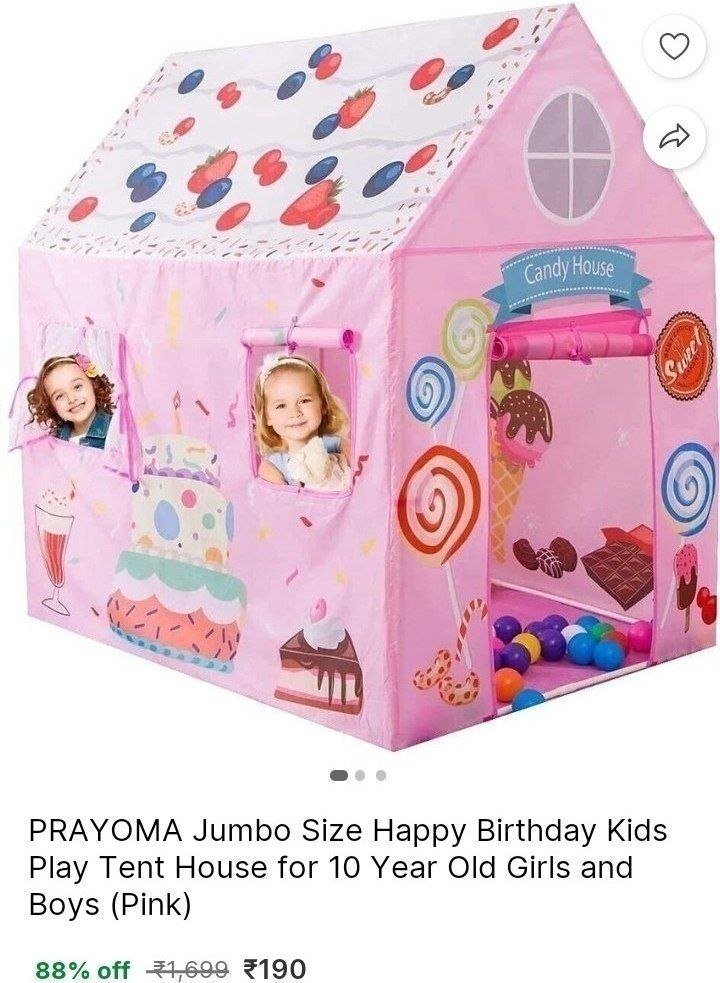 Kids Play Tent House 190 – Best Price in India