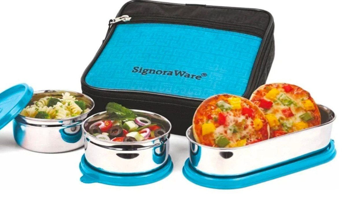 SignoraWare Health Bite Stainless Steel Lunch Box at 586



