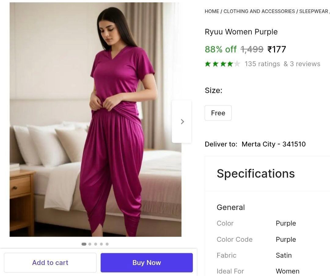 🔥LOOT: Patiala Women nigth Suit ₹177

🔗 

More Detai