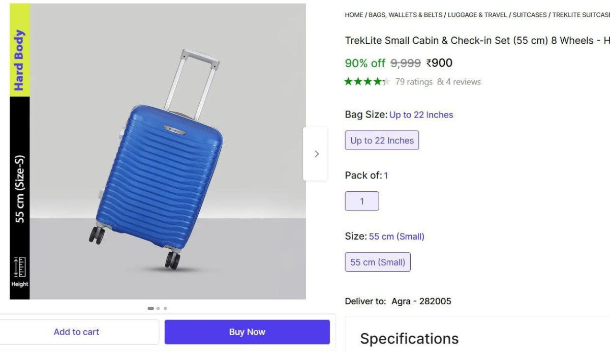 GRAB : Trolley Bag at ₹900



More Details 👉 

📢 Joi
