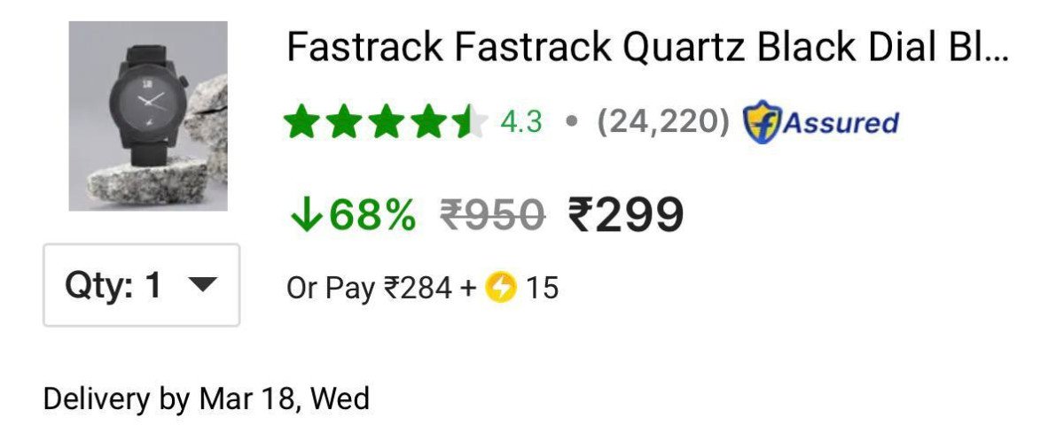 299 : 

More Details 👉 

📢 Join WhatsApp Deals


#Deal