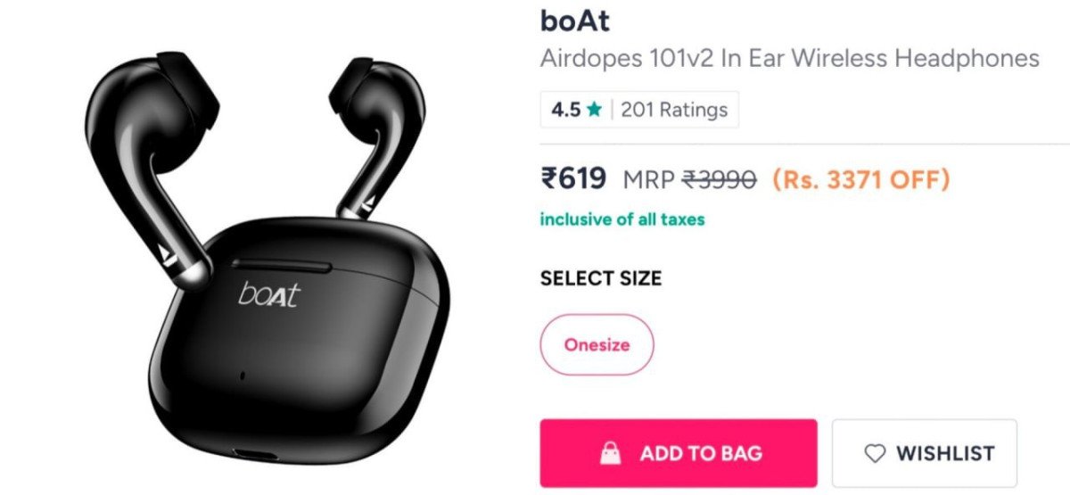 Myntra 🔥GRAB : boAt Airdopes at ₹619

👉

More Detail