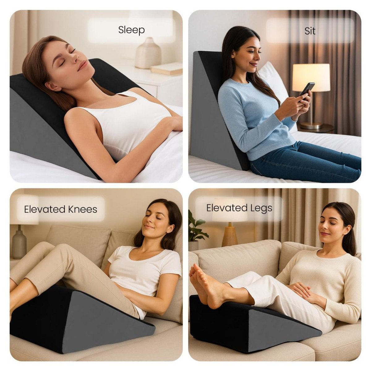 🔥🔥‎Sleepsia Wedge Cushion | 1 Year Warranty | Wedge 