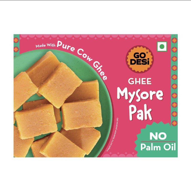 🔥🔥‎GO DESi - Mysore Pak | Sweets Gift Pack | 180 gra