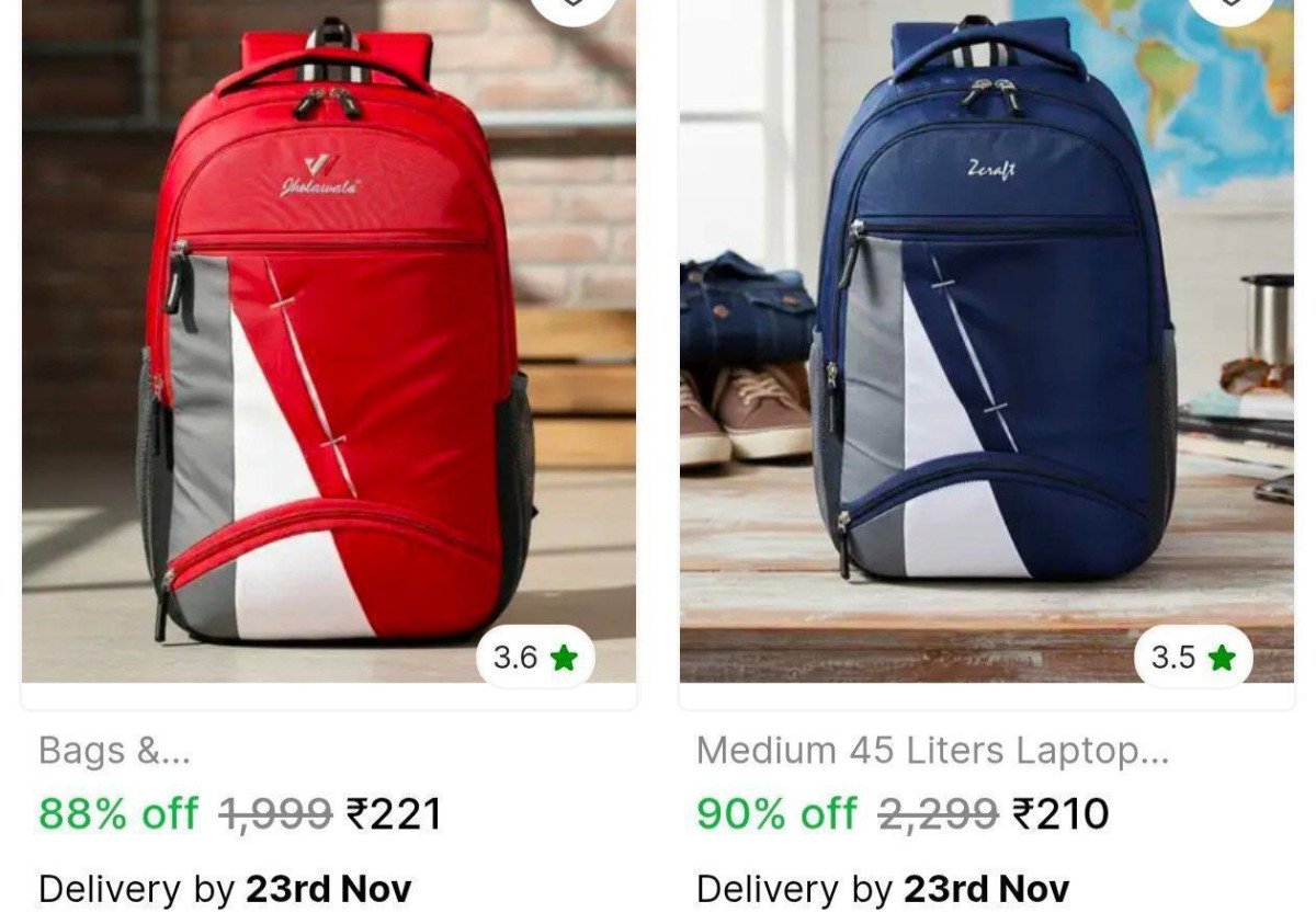 45 L Laptop Backpack @ ₹210




More Details 👉 

📢 J